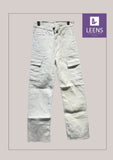 Womens White Jeans, Cargo Style #1625