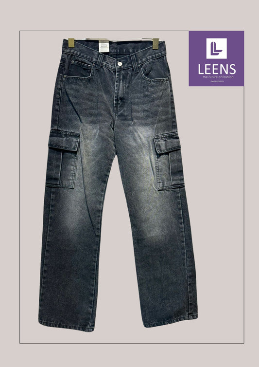 Womens Black Denim Jeans #1628