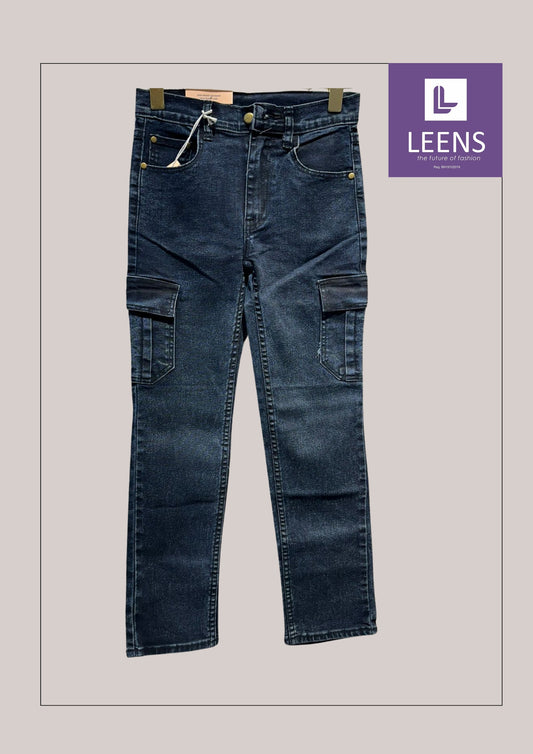 Womens Cargo Denim Jeans #1630