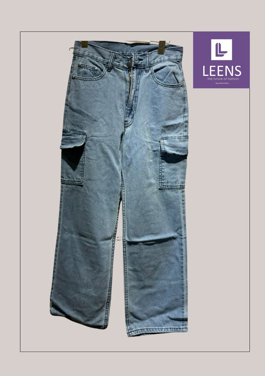 Womens Denim Cargo Style jeans #1643