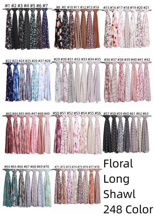 Shawl Floral #2291