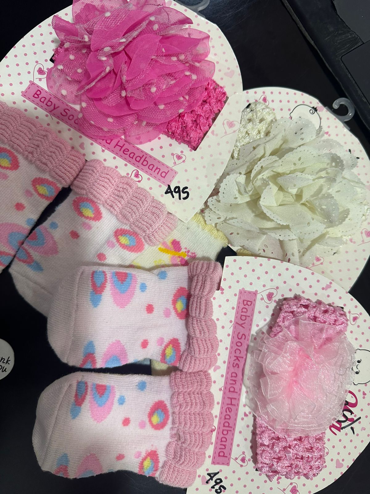 Baby Socks & Headband #2402