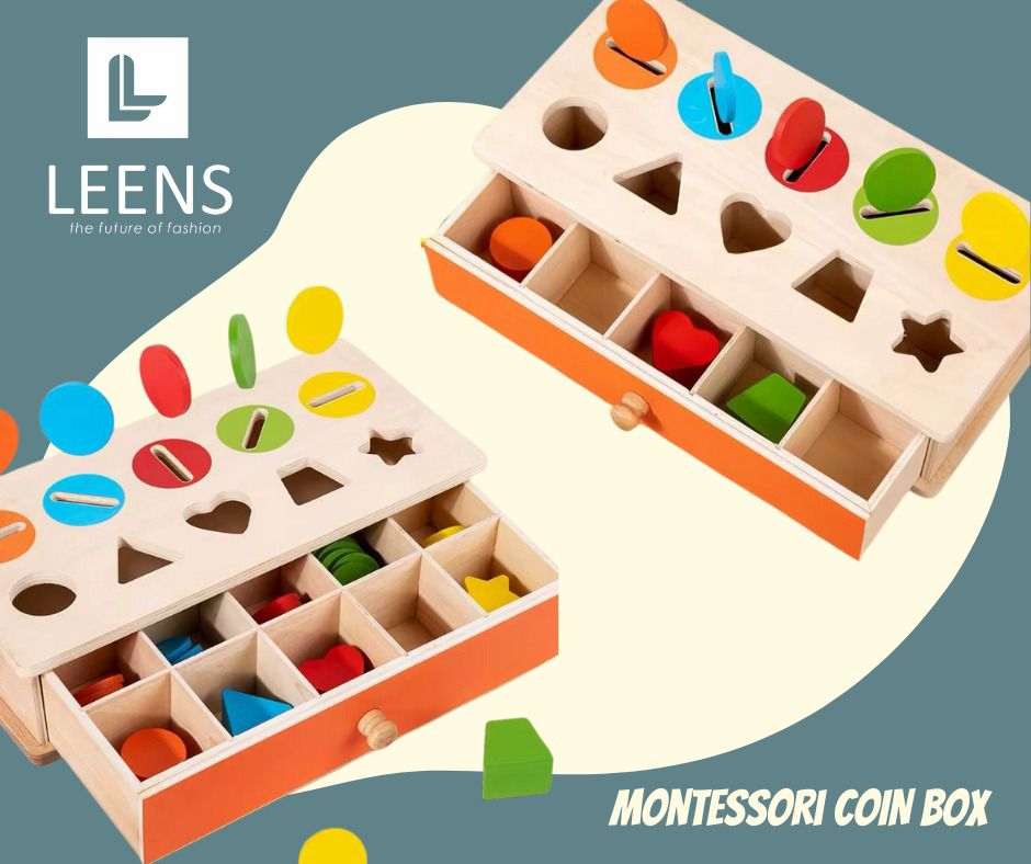 Montessori coin box #2493