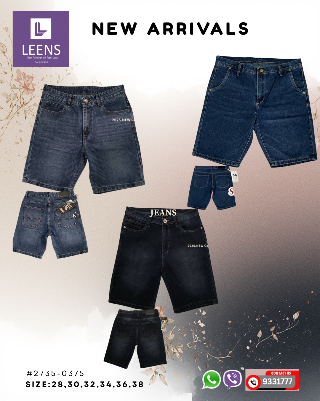 Mens Jeans Short #2735