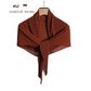 Pleated Plain Chiffon Scarf #1623
