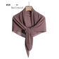 Pleated Plain Chiffon Scarf #1623