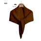 Pleated Plain Chiffon Scarf #1623