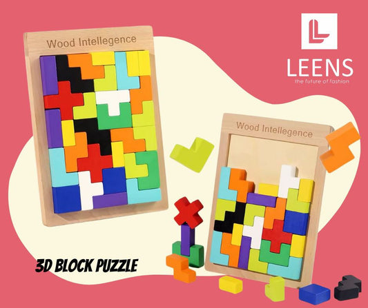 3D Beech Wood Puzzle #2491