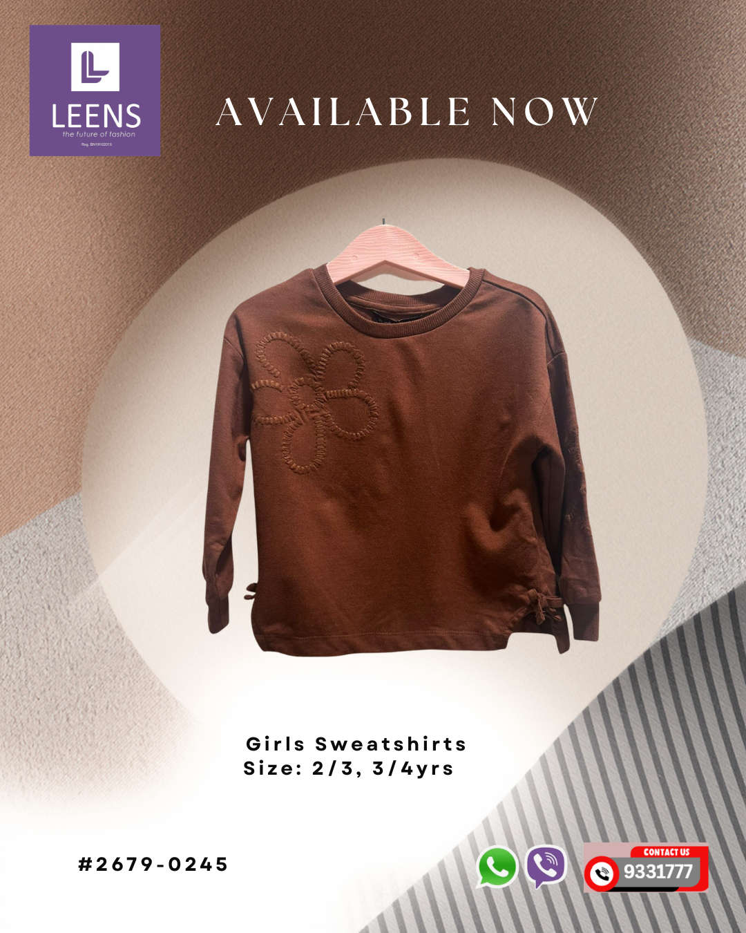 Girls Sweatshirt #2679