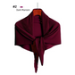 Pleated Plain Chiffon Scarf #1623