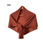 Pleated Plain Chiffon Scarf #1623