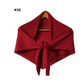 Pleated Plain Chiffon Scarf #1623