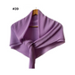 Pleated Plain Chiffon Scarf #1623
