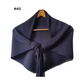 Pleated Plain Chiffon Scarf #1623